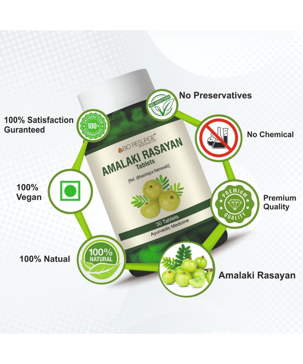 Bio Resurge Amalaki Rasayan Tablets - 60 tablets